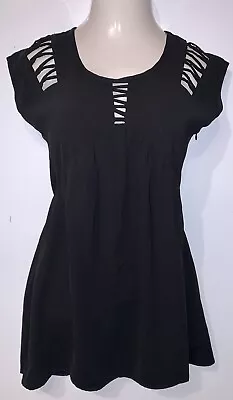 Womens Black C LUCE Sleeveless Lined Mini Dress ~ Size Small S • $12.99