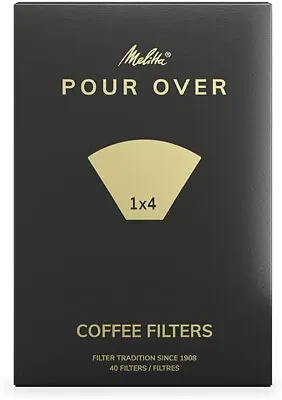 £6.99 • Buy Melitta Pour Over Coffee Filter Bags 1 X 4 White Pack Of 40 Genuine MEL6766276