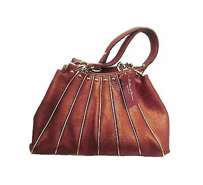 La Gioe Di Toscana Bronze Leather Hobo Handbag • $69.99