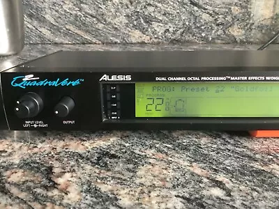 Alesis QuadraVerb Q2 Stereo Master Effects Processor  Adat Optical With P/S NICE • $125