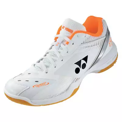 Yonex Power Cushion 65 Z3 Men's Wide Indoor Court Shoe (White/Orange) Badminton) • $129.95