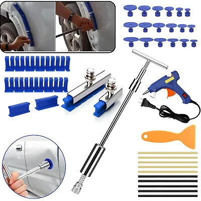 Car Paintless Dent Repair Kit Dint Hail Damage Remover Puller Lifter Glue Gun US • $48.99