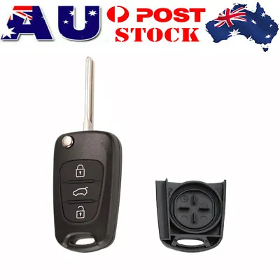 $9.99 • Buy Car Key Remote Blank 3 Button Case Shell For Hyundai I30 I20 Elantra