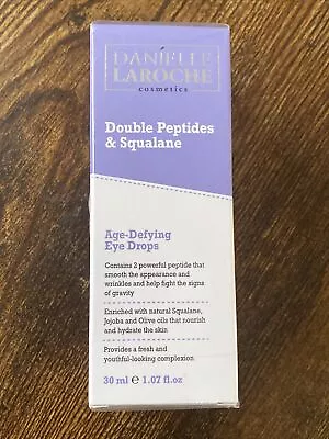 Danielle Laroche Double Peptides And Squalane Age Defying Eye Drops 30 Ml • £17.40