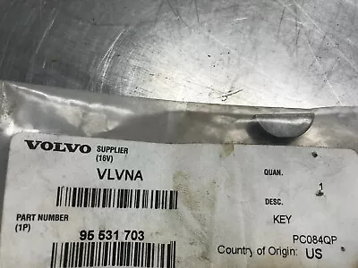 95531703  Genuine  Volvo   Key   95 531 703 • $7.99
