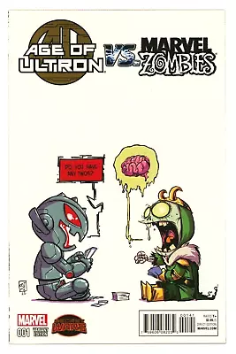 Secret Wars AGE OF ULTRON VS. MARVEL ZOMBIES #1 SKOTTIE YOUNG Variant Cover • $11.99