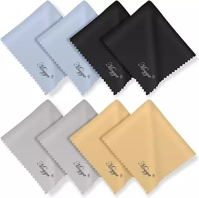 8 PCS Microfiber Cleaning Cloth For Glasses (6 X7 ) Premium Eyeglass Cleaning. • $6.47