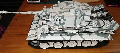 Tamiya 1/16 RC Tiger 1 Full Option Built Multimedia Kit With Metal Tracks • £600