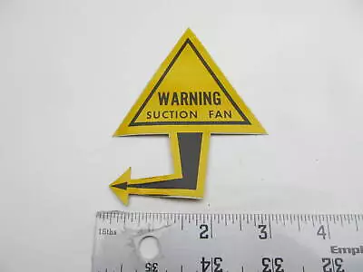 263134 Vintage OMC Evinrude Johnson Snowmobile Suction Fan Warning Decal • $9.63