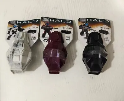 Mega Bloks Construx Halo Stealth ODST Platinum Drop Pod 3 Pcs Lot *New Sealed* • $38.22