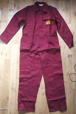 £29.99 • Buy Proban Flame Retardant Welders Overall Boilersuit Red  Size XL/46T