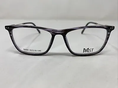 Most MA64 BLUE STRIP 52-16-140 Blue Full Rim Plastic Eyeglasses Frame UH14 • $47.75