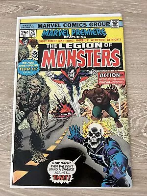 Marvel Premiere #28 First Legion Of Monsters • $75