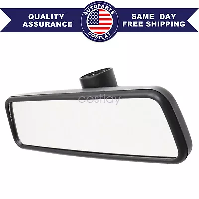 Black Rear View Interior Mirror For VW Golf GTI 1998-2013 Jetta 1999-2010 • $15.79