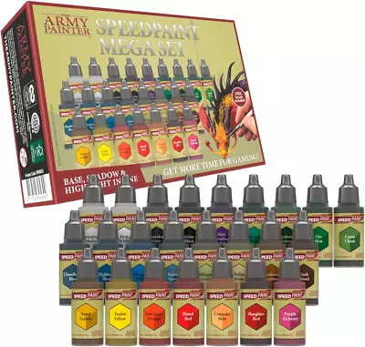 Speedpaint Mega Set - 24 X 18Ml Speed Paint Kit Pre Loaded With Mixing Balls And • $129.99