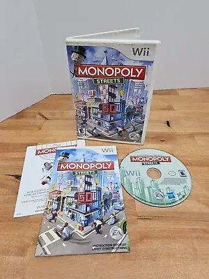 Monopoly Streets (Nintendo Wii 2010) CIB Tested • $14.99