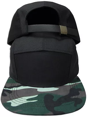 5 Panel Hat Paisley Money Camouflage Bandana Brim Strap Back Adjustable Cap NEW • $13.99