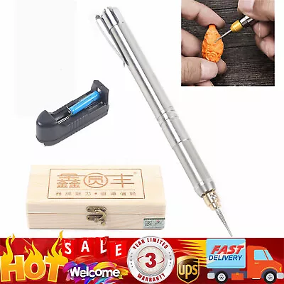 Electric Cordless Micro Engraver Pen Engraving Tool Kit Mini Metal Glass Ceramic • $25