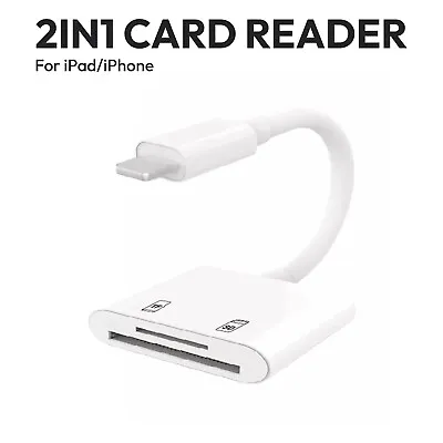 £5.49 • Buy IPad IPhone To Micro SD TF Card Reader Digital Camera SD Card Reader Adapter UK