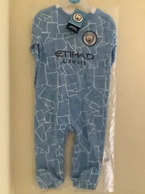 Official  Merchandise From Manchester City FC Age 6-9 Months Babygrow • £12