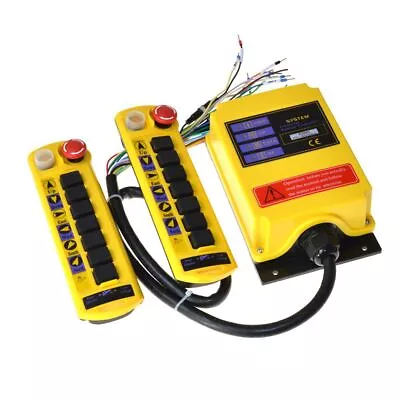 1 Speed 2 Transmitter 7 Channel Hoist Crane Radio Remote Controller • $153.50