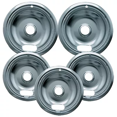 3 Small 6  2 Large 8  Stove Burner Top Reflector Bowls Range Drip Pans Style A • $24.50