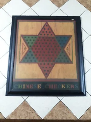 Warren Kimble Chinese Checkers Folk Art Print 25 ×28  Frame Not Included  • $40.13