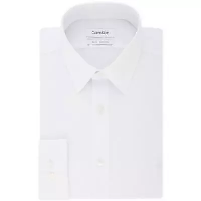 Calvin Klein Mens Slim Fit Button-Down Professional Dress Shirt BHFO 5113 • $17.99