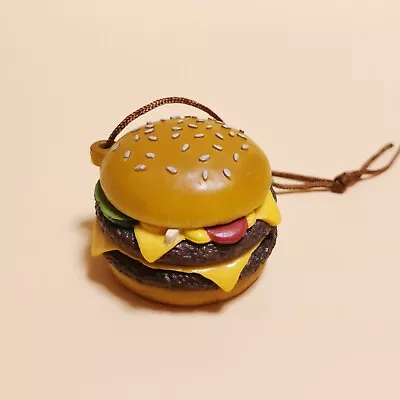 McDonald's DOUBLE QUARTER POUNDER 2  Mini Figure Food Strap Meal Toy Collectible • $28.59