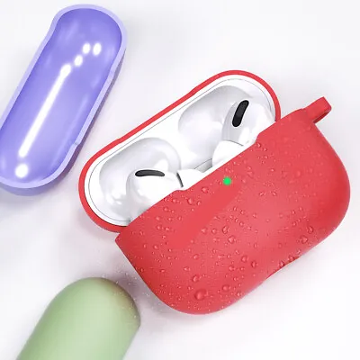 $4.65 • Buy Apple Airpods Pro Nature Silicone Case Protector Skin 10 Colours AU