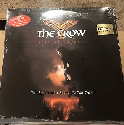 The Crow City Of Angels Letterbox Directors Edition NEW SEALED Laserdisc LD • $22.95