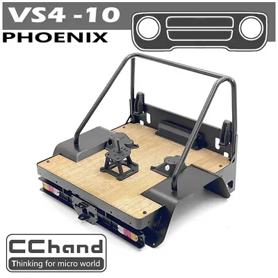 CChand Rear Bucket Roll Cage Frame For VP VS4-10 Phoenix FJ40 RC CAR TOY PART • $125