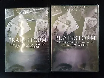 £4.99 • Buy Magic DVDs- Brainstorm- The Creative Card Magic Of John Guastaferro Volume 1 & 2