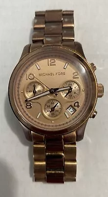 Michael Kors Champagne Rose MK-5128 Women's Watch • $8.76