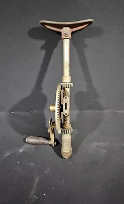 Vintage MILLERS FALLS 2-Speed Chest Breast Shoulder Hand Drill  • $20