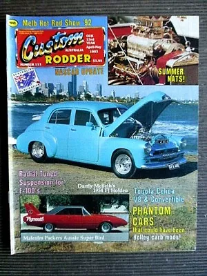 Custom RODDER 1992 Magazine- 1954 FJ HOLDEN ~ Toyota CELICA~ Ford F-100 ~ Nascar • $9.95