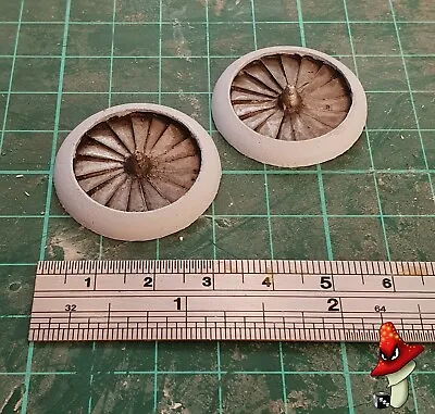 2 X Lift Fans 30mm Diameter Wargames Scenery Urban Terrain  40k Necromunda  • £2.59