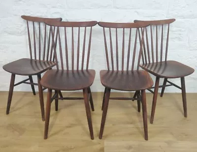 Drevounia Dining Chair Set 4 Original Mid Century Vintage Delivery Available • £160