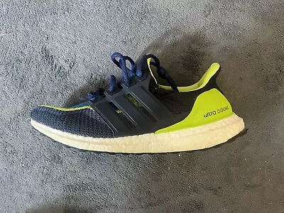 Adidas Ultra Boost Men’s Size 10 Blue/Green 2.0 Solar Slim • $68.34