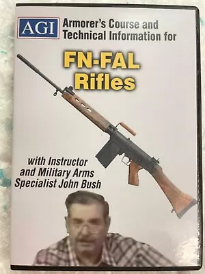 AGI Dvd Course FN- FAL Rifles Gunsmithing Technical Manual & Armorer's Course • $48.75