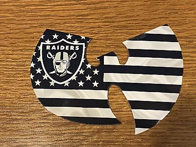 Custom Las Vegas Raiders Wu Tang Vinyl Decal Sticker Oakland LA FREE SHIPPING • $6.75