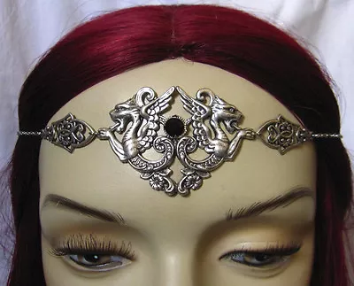 Gothic Medieval Griffin Gargoyle Circlet Crown Headpiece Headdress Goth Jewelry • $29.99