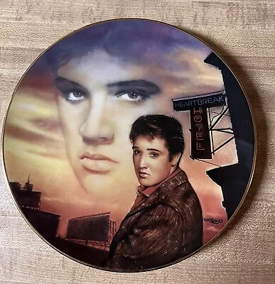 ELVIS PRESLEY BRADFORD EXCHANGE Delphi HEARTBREAK HOTEL PLATE #1 Collectible • $15