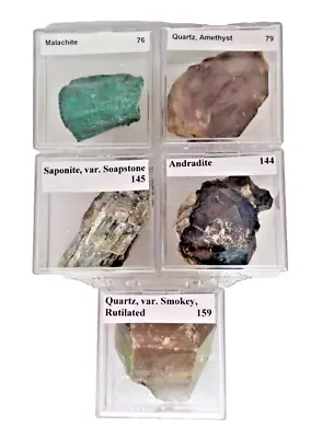 Cabinet Sized Mineral (Lot 12) - 5 Fine Cabinet Specimens • $35.95