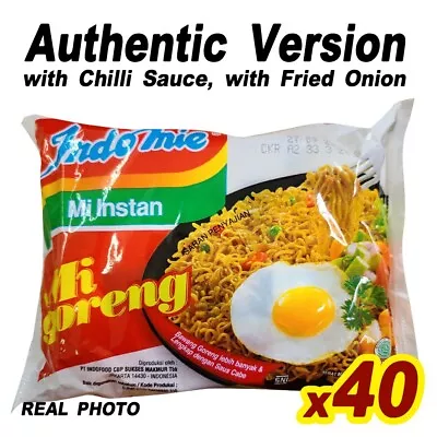 Indomie Mi Goreng Instant Noodles Halal 85g - 40 PACKETS [Product Of Indonesia] • £19.99