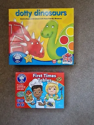£7.99 • Buy Orchard Toys Bundle  Dotty Dinosaurs  &  Fun Times Tables 