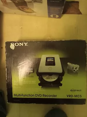 Sony Multi Function VRD-MC5 DVD Recorder New In Box FREE SHIPPING • $37.49