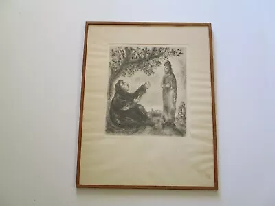 Marc Chagall Etching Bible Icon Portrait Expressionism Modernism Rare Vintage  • $1400