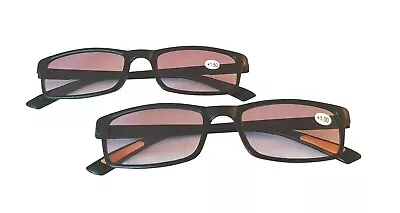 Bifocal Tinted Sun Readers Ultra-Lite TR90 Bendable Mens Womans 2 Colours TN36 • £3.29