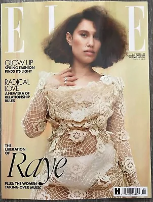 Elle Magazine - Uk Edition - May 2024 -the Liberation Of Raye - Brand New • $15.99